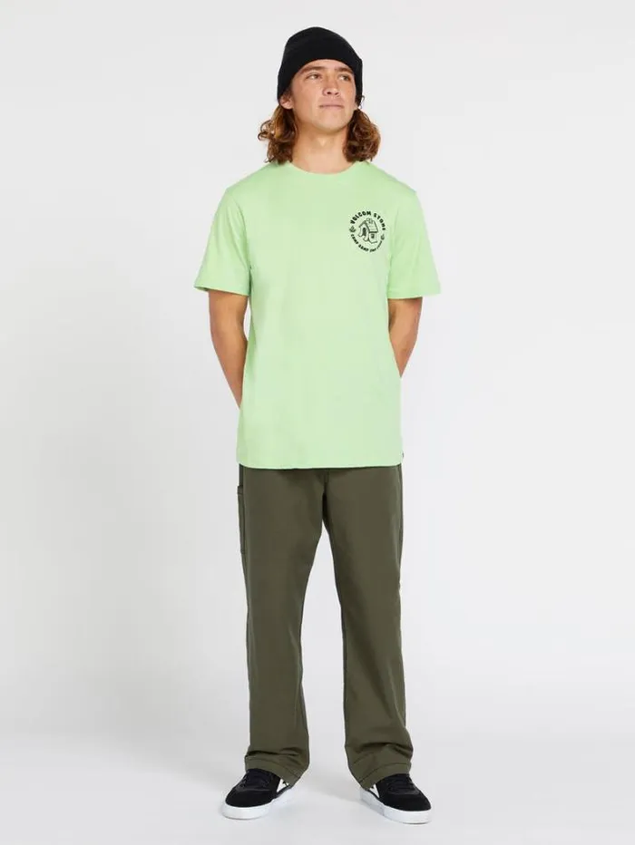 Mens TShirts and Tanks Volcom Entertainment Fat Tony Short Sleeve Tee 8211 Celadon