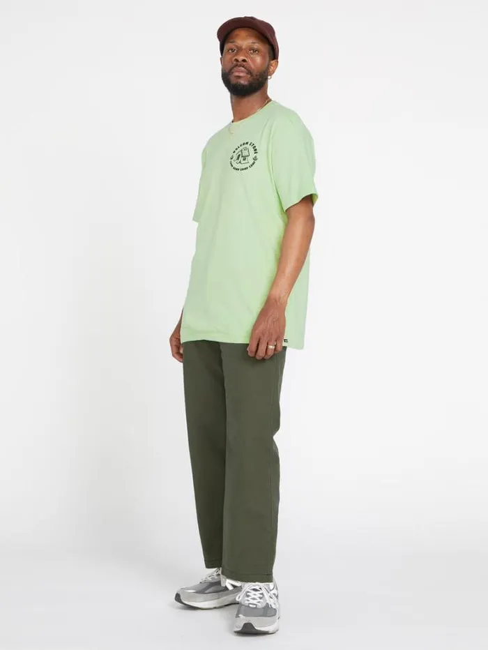 Mens TShirts and Tanks Volcom Entertainment Fat Tony Short Sleeve Tee 8211 Celadon