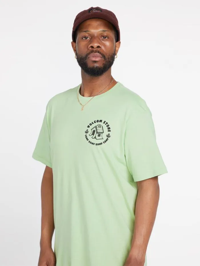Mens TShirts and Tanks Volcom Entertainment Fat Tony Short Sleeve Tee 8211 Celadon