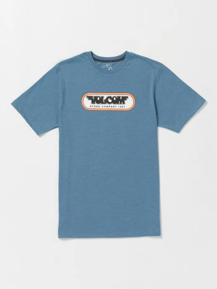 Mens TShirts and Tanks Volcom Heavy Gain Short Sleeve Tee 8211 Indigo Ridge Heather