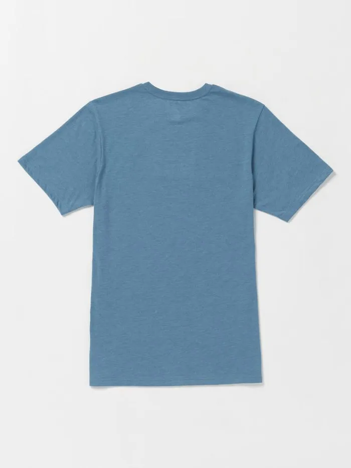 Mens TShirts and Tanks Volcom Heavy Gain Short Sleeve Tee 8211 Indigo Ridge Heather