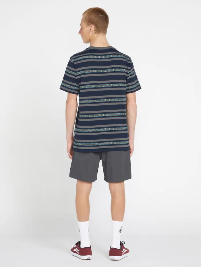 Mens TShirts and Tanks Volcom Seed Stone Crew Short Sleeve Shirt 8211 Navy