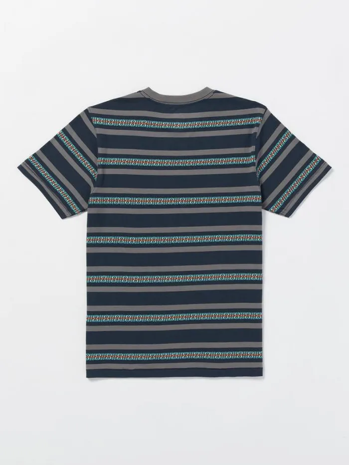 Mens TShirts and Tanks Volcom Seed Stone Crew Short Sleeve Shirt 8211 Navy
