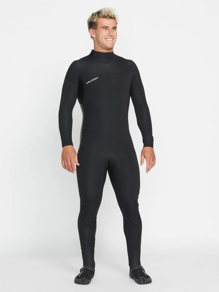 Mens Wetsuits Volcom Modulator 32mm Long Sleeve Back Zip Fullsuit 8211 Black