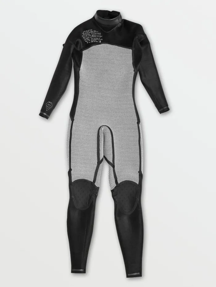 Mens Wetsuits Volcom Modulator 32mm Long Sleeve Back Zip Fullsuit 8211 Black