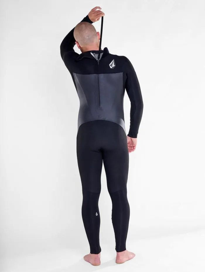 Mens Wetsuits Volcom Modulator 32mm Long Sleeve Back Zip Fullsuit 8211 Black