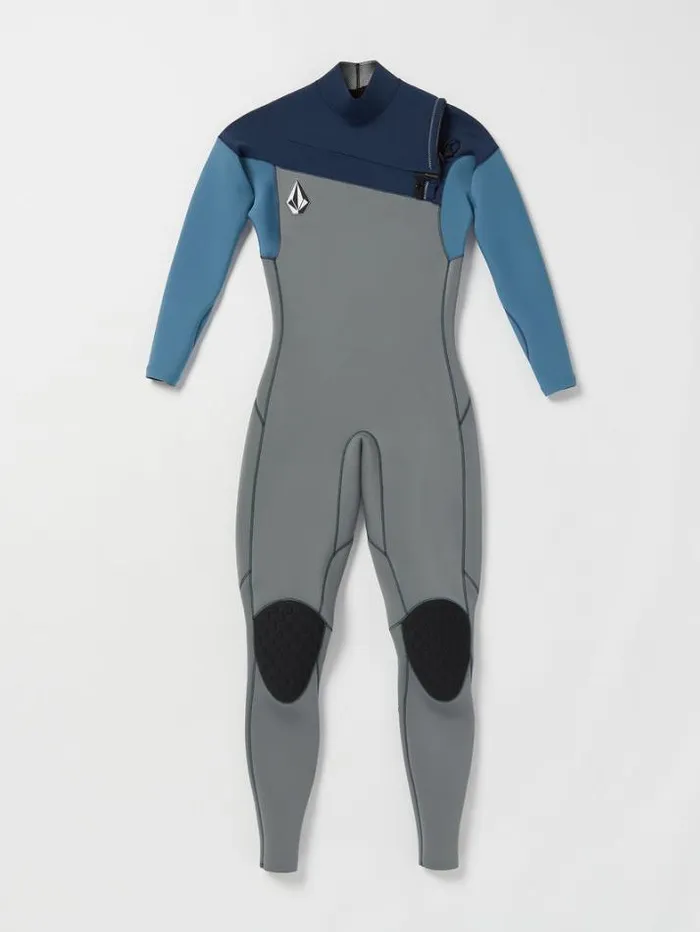 Mens Wetsuits Volcom Modulator 43mm Chest Zip Fullsuit 8211 Cruzer Blue