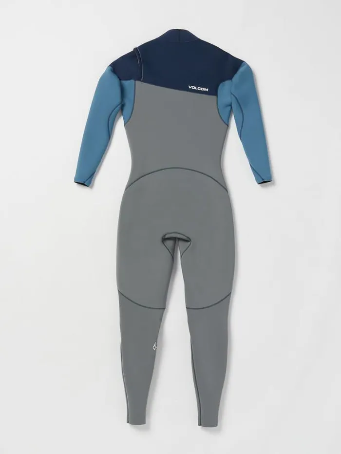 Mens Wetsuits Volcom Modulator 43mm Chest Zip Fullsuit 8211 Cruzer Blue