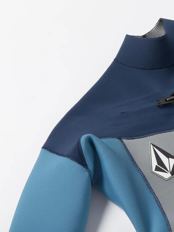 Mens Wetsuits Volcom Modulator 43mm Chest Zip Fullsuit 8211 Cruzer Blue