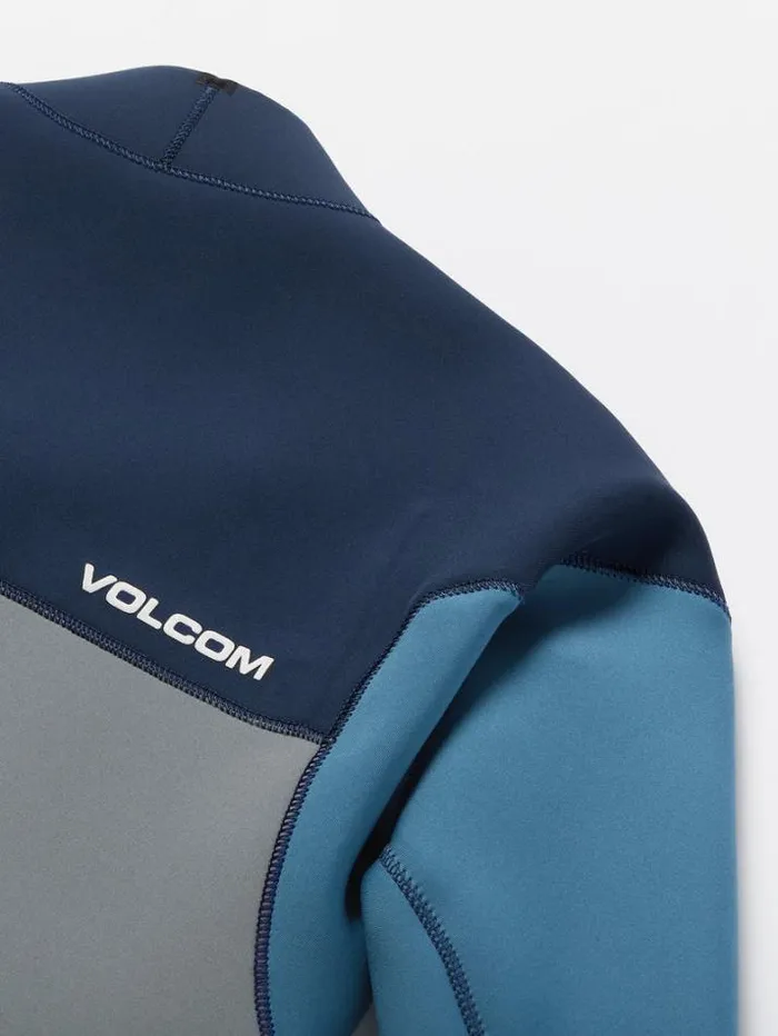Mens Wetsuits Volcom Modulator 43mm Chest Zip Fullsuit 8211 Cruzer Blue