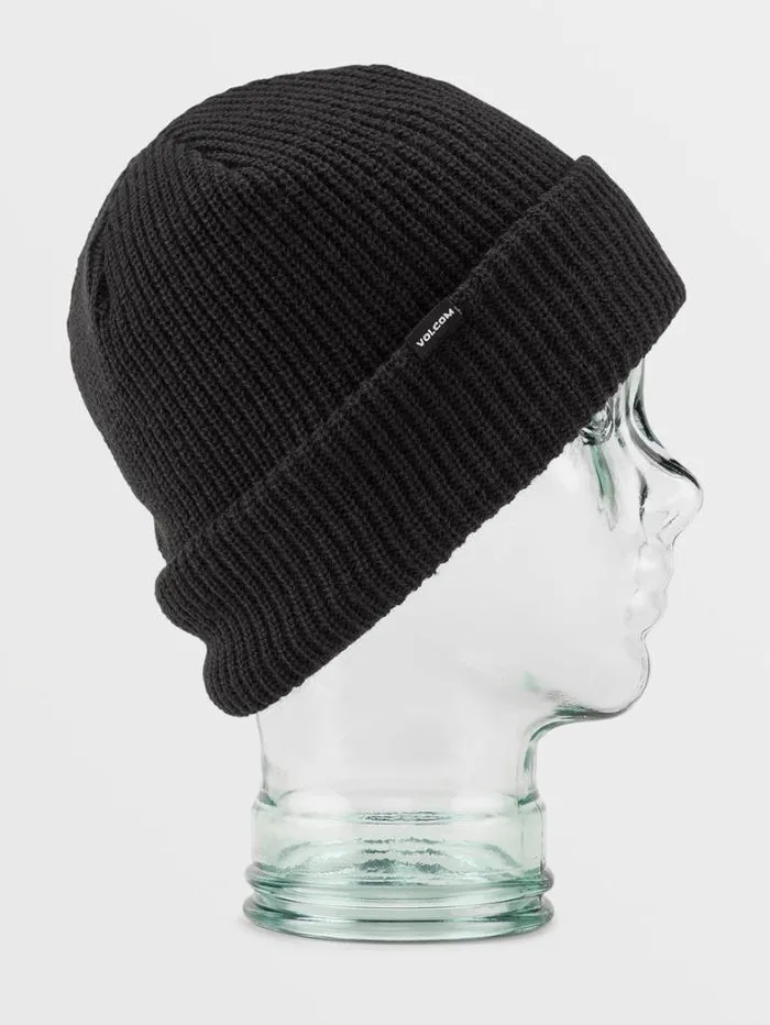 MensWomens Hats and Beanies Volcom Sweep Lined Beanie 8211 Black