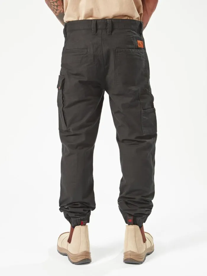 MensWorkwear Pants Volcom Caliper Cuff Pants 8211 Black