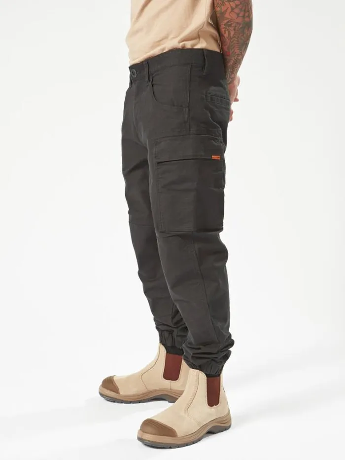 MensWorkwear Pants Volcom Caliper Cuff Pants 8211 Black