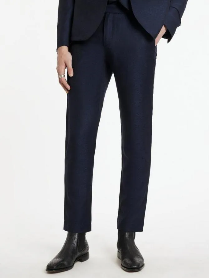 MERCER PANTS Blue Black Clothing John Varvatos Dress Pants