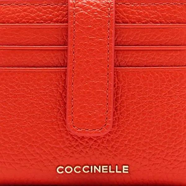 Metallic Soft Gazpacho Women Coccinelle Wallets and Small Leather Goods