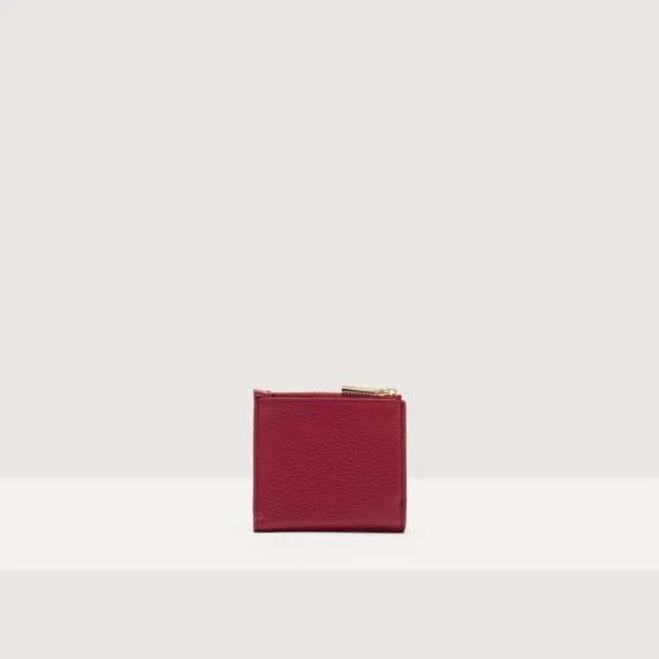 Metallic Soft Sangria Women Coccinelle Wallets and Small Leather Goods