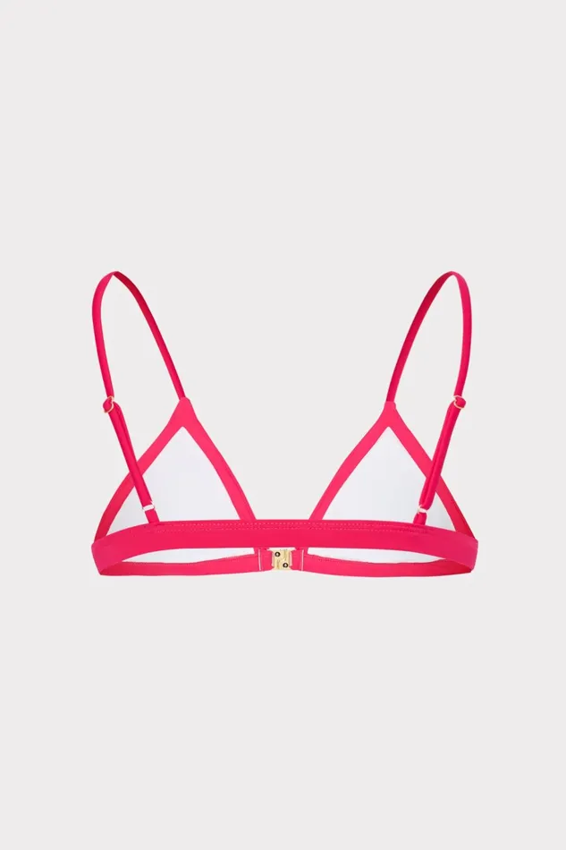 Milly Amalfi Color Block Bikini Top Pink Multi Women Bikinis Milly Amalfi Color Block Bikini Top Pink Multi Women Bikinis