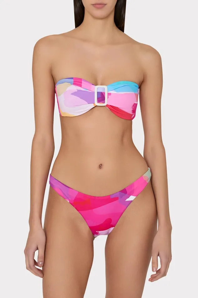 Milly Margot Rainbow Waterfall Bikini Bottom Multi Women Bikinis