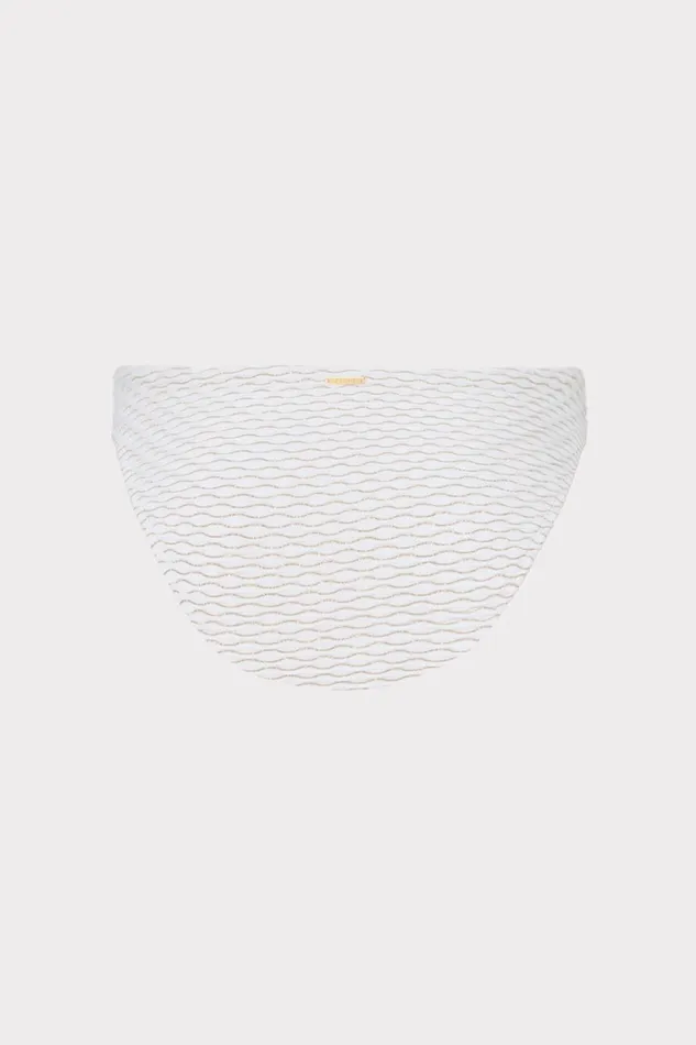 Milly Margot Textured Waves Bikini Bottom White Women Bikinis Milly Margot Textured Waves Bikini Bottom White Women Bikinis