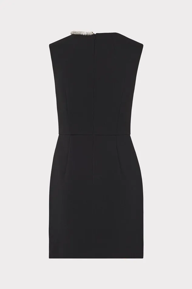 Milly Nyra Crystal Mini Dress Black Women Dresses Milly Nyra Crystal Mini Dress Black Women Dresses