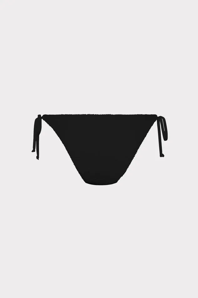 Milly Textured Bikini Bottom Black Women Bikinis Milly Textured Bikini Bottom Black Women Bikinis