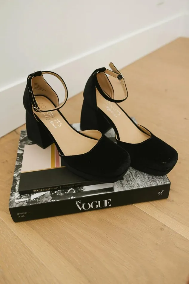 Misha Platform Heels Black Women Bohme Shoes