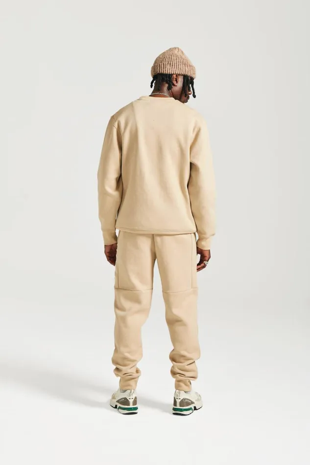 NICCE Hoodies and Sweatshirts Mens NICCE Mercury Sweatshirt Stone