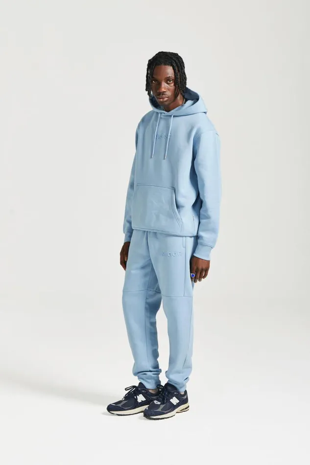 NICCE Tracksuit Sets Mens NICCE Mini Mercury Hoodie and Jogger Tracksuit Set Blue