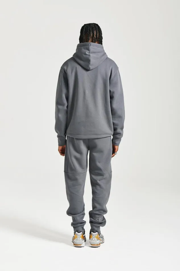 NICCE Tracksuit Sets Mens NICCE Mini Mercury Hoodie and Jogger Tracksuit Set Graphite