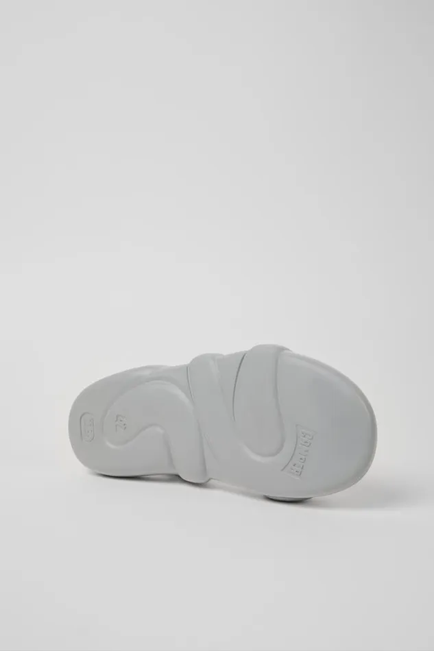 Non Leather Shoes Men Camper Kobarah Flat Silver Outsoles Sandals Non Leather Shoes Men Camper Kobarah Flat Silver Outsoles Sandals