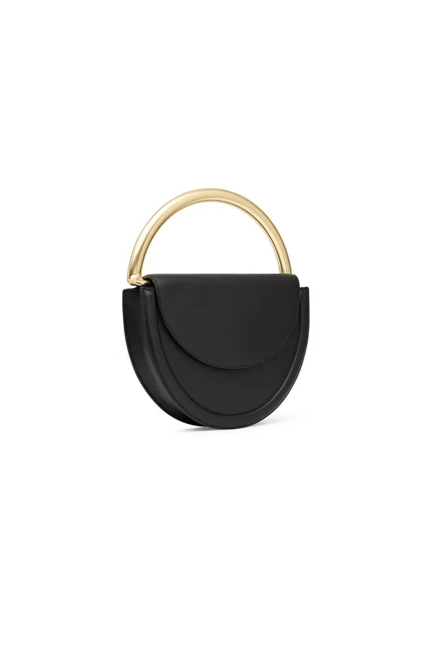 Norma Crescent Clutch Black Women Aje Handbags 038 Wallets