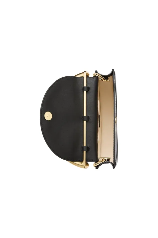Norma Crescent Clutch Black Women Aje Handbags 038 Wallets