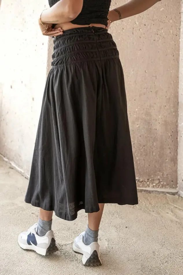 Nyla Skirt In Black Black Women Bohme Skirts
