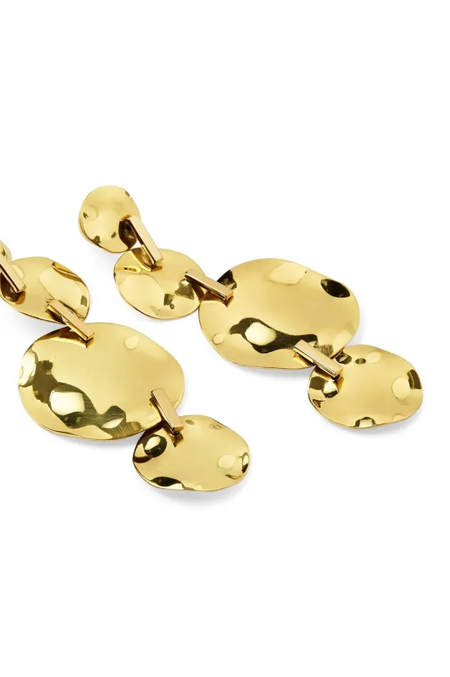 Ola Mobile Drop Earring Gold Women Aje Jewelry