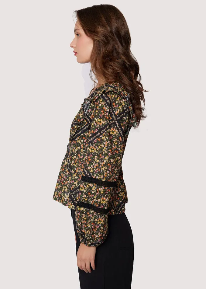 Ortensia Top Blackmulti Women Lost Wander Tops