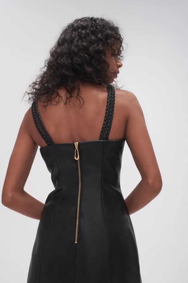 Osa Braided Mini Dress Black Women Aje Mini Dresses