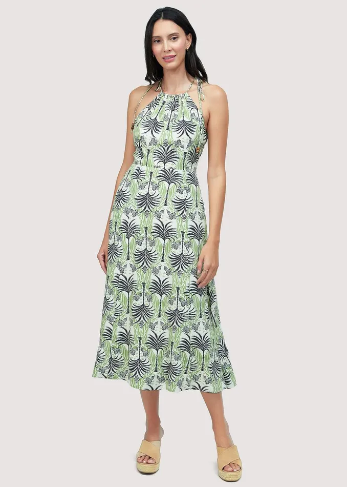 Palm Haven Maxi Dress Olivemulti Women Lost Wander Dresses