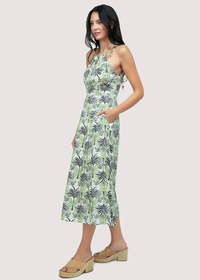 Palm Haven Maxi Dress Olivemulti Women Lost Wander Dresses