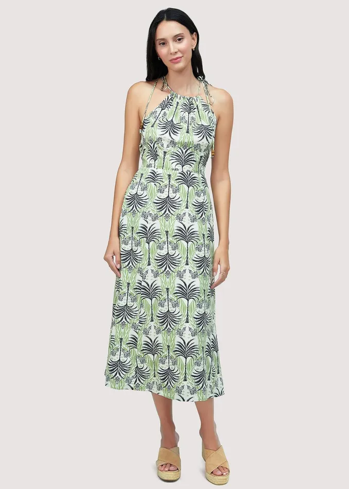 Palm Haven Maxi Dress Olivemulti Women Lost Wander Dresses