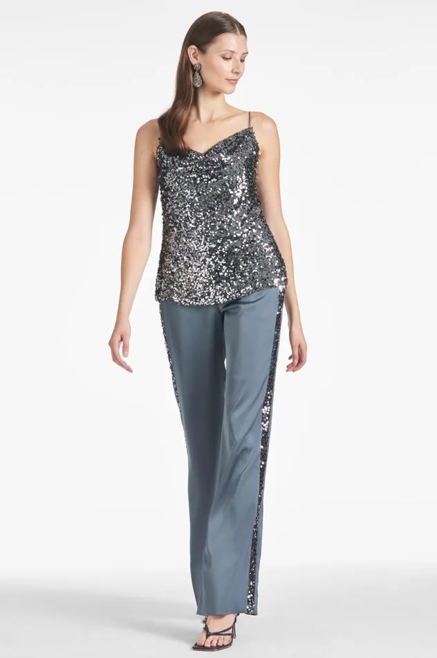 Pants and Jumpsuits Women Sachin and Babi Tuxedo Sequin Alli Pant 8211 Gunmetal Pants and Jumpsuits Women Sachin and Babi Tuxedo Sequin Alli Pant 8211 Gunmetal