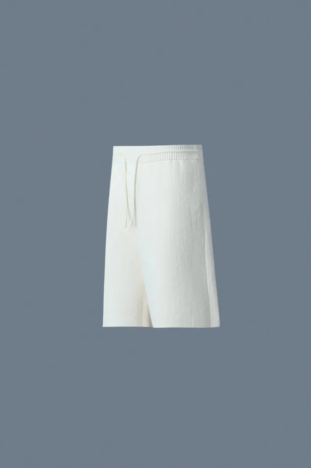 Pants and Shorts Men Mackage BEECHER Stretch Viscose Shorts Cream Pants and Shorts Men Mackage BEECHER Stretch Viscose Shorts Cream