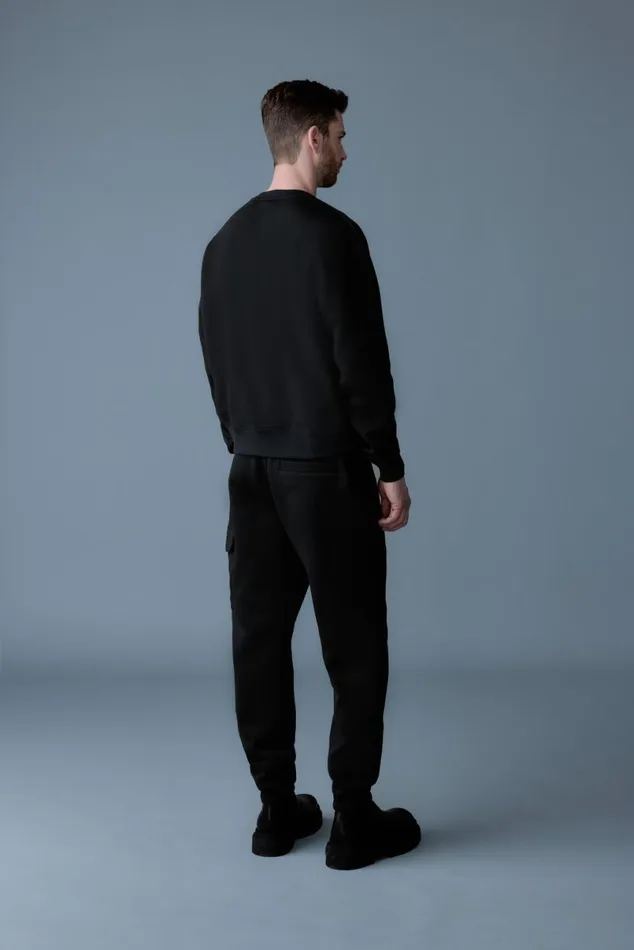 Pants and Shorts Men Mackage MARVINR Double Face Jersey Cargo Sweatpants White Pants and Shorts Men Mackage MARVINR Double Face Jersey Cargo Sweatpants White