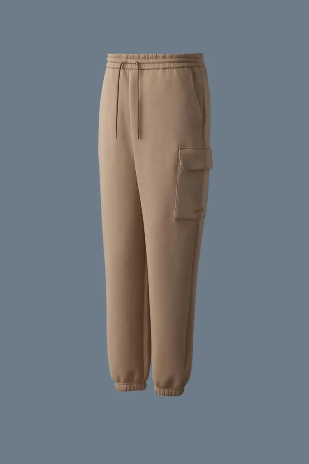 Pants and Shorts Men Mackage MARVINR Double Face Jersey Cargo Sweatpants White Pants and Shorts Men Mackage MARVINR Double Face Jersey Cargo Sweatpants White