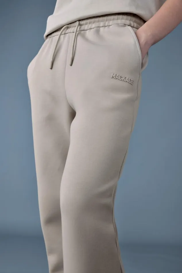 Pants and Shorts Women Mackage NEVR Doubleface Jersey Sweatpants Flame