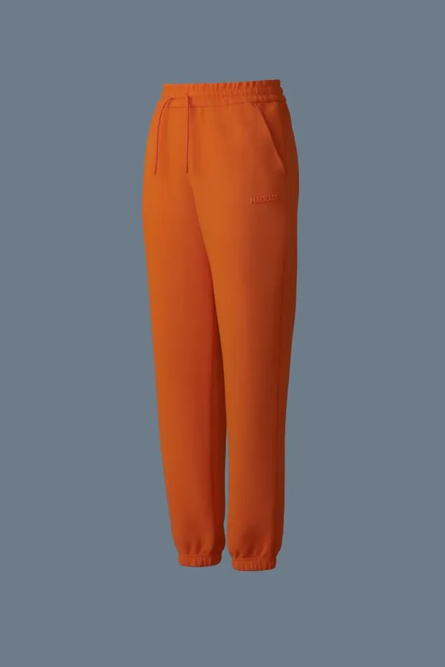 Pants and Shorts Women Mackage NEVR Doubleface Jersey Sweatpants Flame