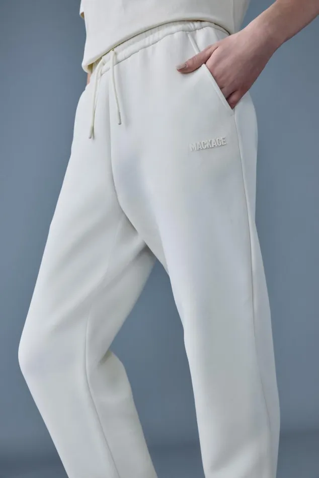 Pants and Shorts Women Mackage NEVR Doubleface Jersey Sweatpants Flame