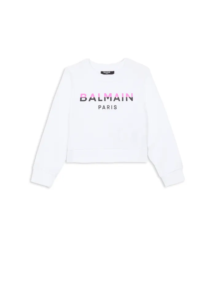 Paris Sweater White Kids Balmain
