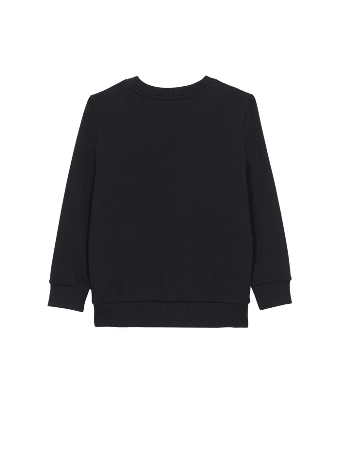 Paris Sweatshirt Black Kids Balmain