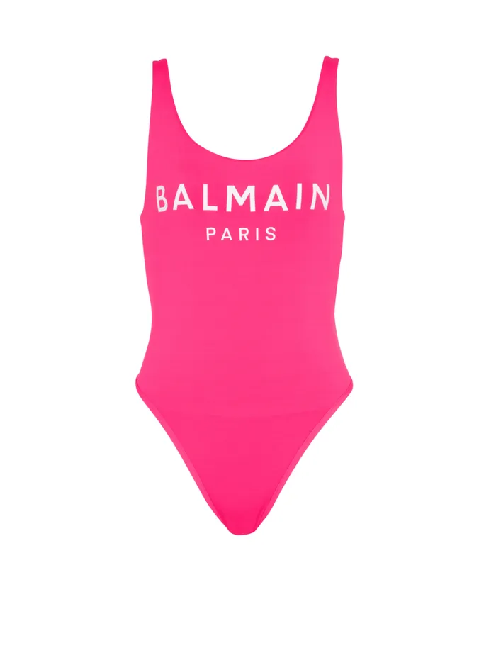 Paris Swimsuit Pink Women Balmain Swimwear