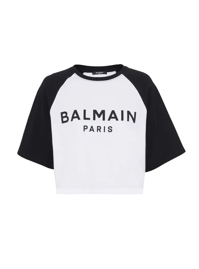 Paris Tshirt Black Women Balmain TShirts